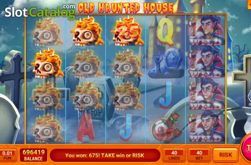 Win screen 2. Old Haunted House slot