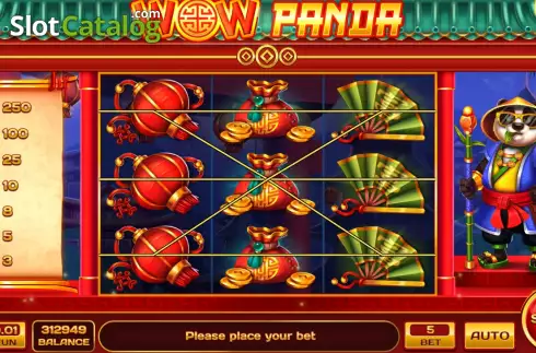 Game screen. Lucky Wow Panda slot