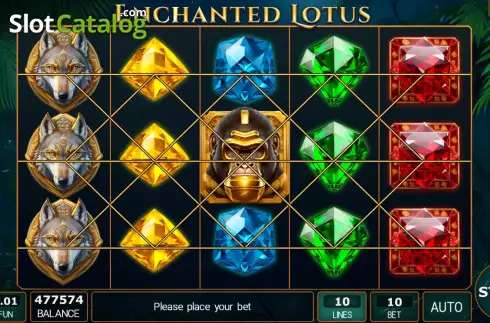 画面2. Enchanted Lotus カジノスロット