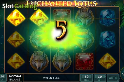 画面3. Enchanted Lotus カジノスロット