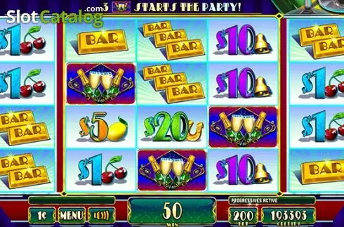 Win Screen2. Champagne Party slot