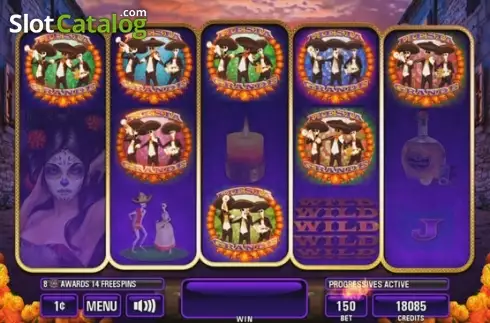 Win Screen2. Lady of the Dead slot