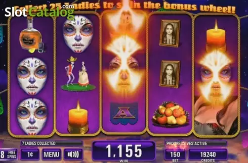 Win Screen 3. Lady of the Dead slot