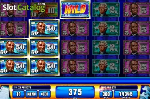 Win Screen 3. Money Roll Jackpot slot