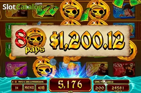 Win Screen 4. Rum to Riches slot