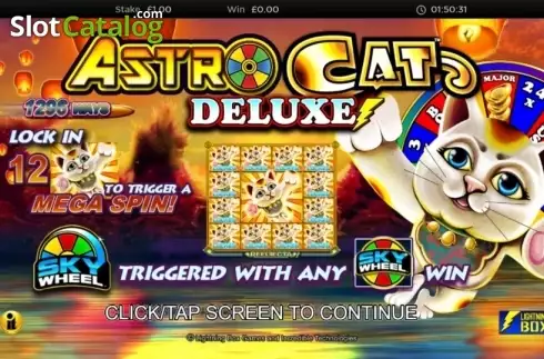 画面2. Astro Cat Deluxe (アストロ・キャット・デラックス) カジノスロット