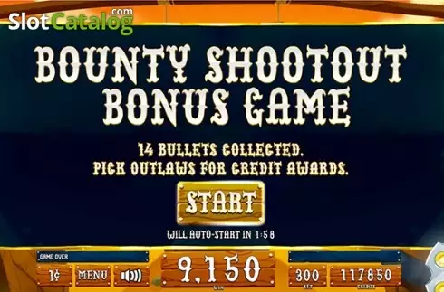 Bonus Game. Cash Bounty slot