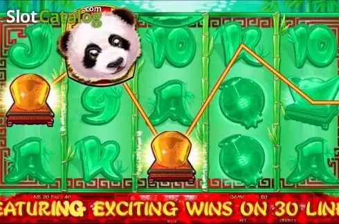 Win screen. Lotus Panda slot
