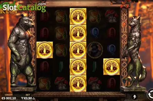 Free Spins Win Screen. Mystical Forest slot