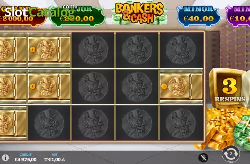 Bonus Game Win Screen 3. Bankers & Cash slot