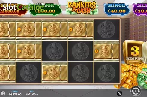 Bonus Game Win Screen 4. Bankers & Cash slot