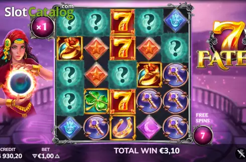 Free Spins screen 2. 7 Fates slot