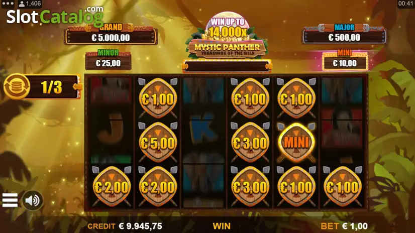 Video Mystic Panther Treasures of the Wild Slot