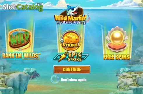 Start Screen 1. Wild Marlin! - Big Game Fishing slot