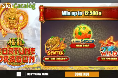 Skärmdump2. Fortune Dragon (Infinity Dragon Studios) slot