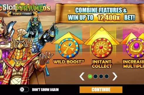 Captura de tela2. Gods & Pyramids Power Combo slot
