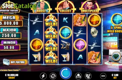 Game Screen. SPIES – Operation Fortune Power Combo slot