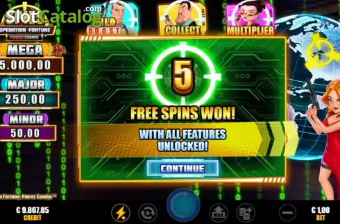 Free Spins Win Screen. SPIES – Operation Fortune Power Combo slot