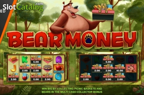 Start Screen. Bear Money slot