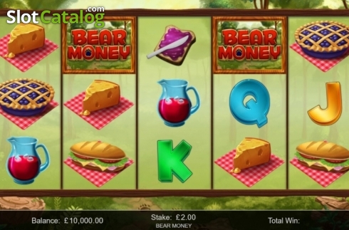 Game Screen. Bear Money slot