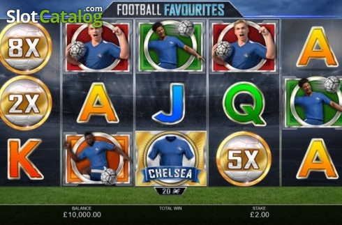 Reel Screen. Football Favourites slot