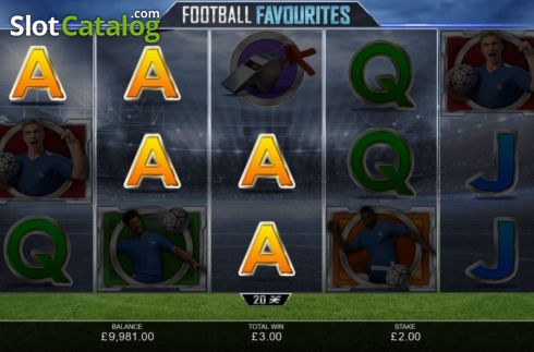 Skärmdump4. Football Favourites slot