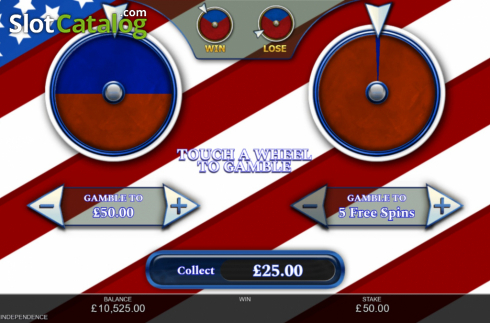 Schermo9. Book of Independence slot