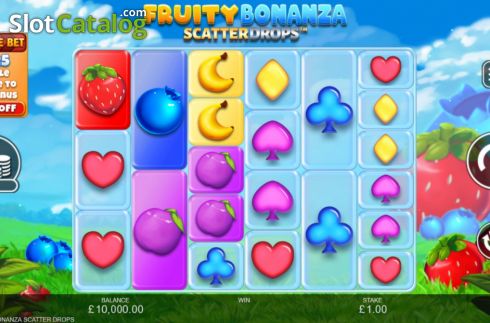 Bildschirm3. Fruity Bonanza Scatter Drops slot