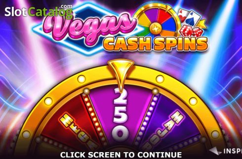 Start Screen. Vegas Cash Spins slot