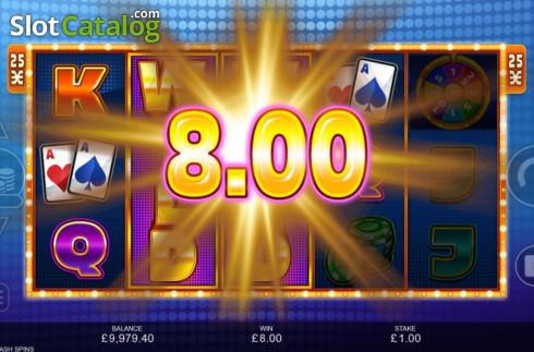 Win Screen 3. Vegas Cash Spins slot