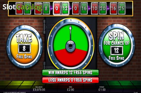Free Spins 2. Cops and Robbers Megaways slot