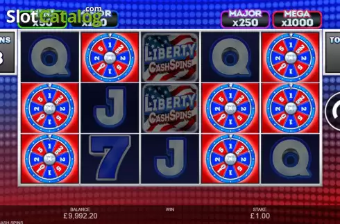 Bildschirm7. Liberty Cash Spins slot