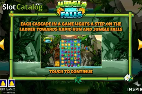 Start Screen. Jungle Falls slot
