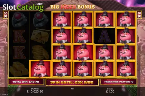 Écran8. Big Piggy Bonus Machine à sous