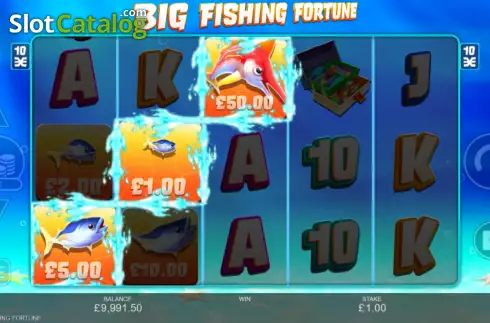 Win Screen. Big Fishing Fortune slot