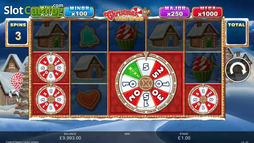 Видео игровой автомат Christmas Cash Spins