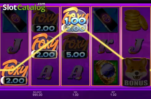 Schermo3. Foxy Cashpots slot