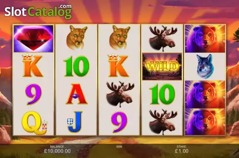 Game Screen. Grizzly slot