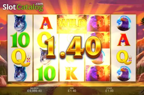 Win Screen 2. Grizzly slot