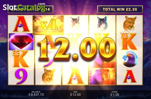 Free Spins Gameplay Screen. Grizzly slot