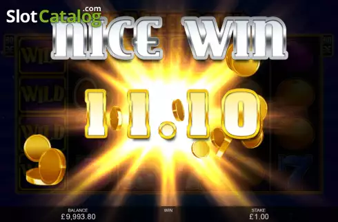 NIce Win Screen. Big Wheel Bonus slot