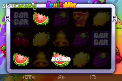 画面5. Fruit Mix カジノスロット