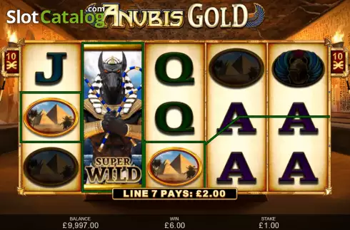 Win Screen 2. Anubis Gold slot