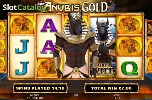 Free Spins Gameplay Screen 3. Anubis Gold slot