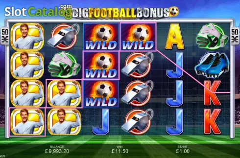 Bildschirm3. Big Football Bonus slot