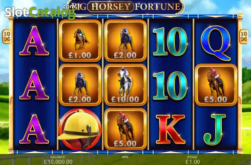 Game Screen. Big Horsey Fortune slot
