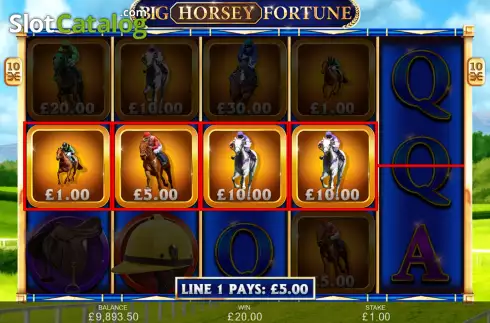 Win Screen 4. Big Horsey Fortune slot