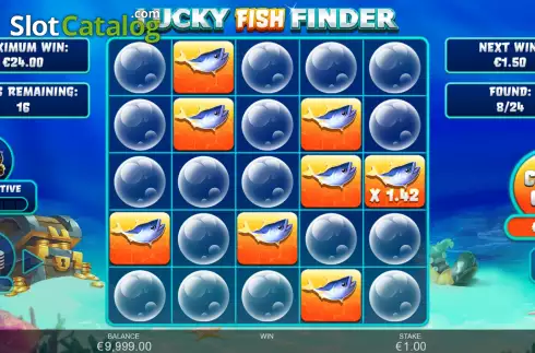 Gameplay Screen 2. Lucky Fish Finder slot