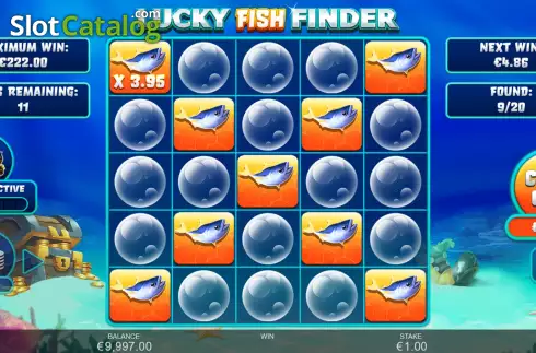 画面9. Lucky Fish Finder カジノスロット