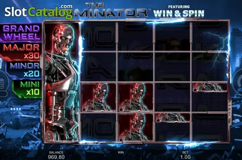 Schermo7. The Terminator Win and Spin slot